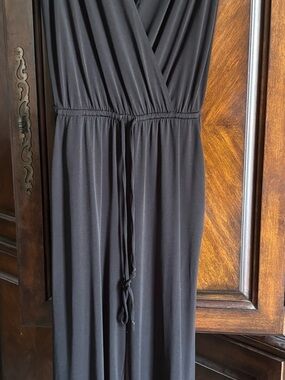 BCBGeneration Black Maxi Wrap Dress